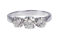 Diamond Three Stone Diamond Ring 2174  DBGEMS - image 1