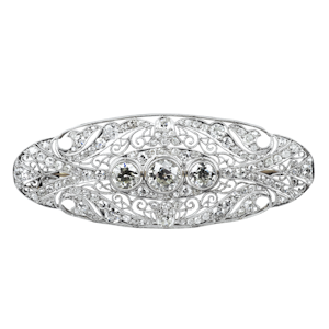 Art Deco Diamond Brooch