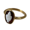 Eighteenth century memorial cameo ring - image 1