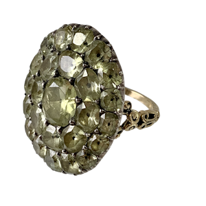 1800 chrysolite ring