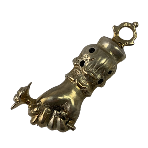 Seventeenth century silver gilt Figa