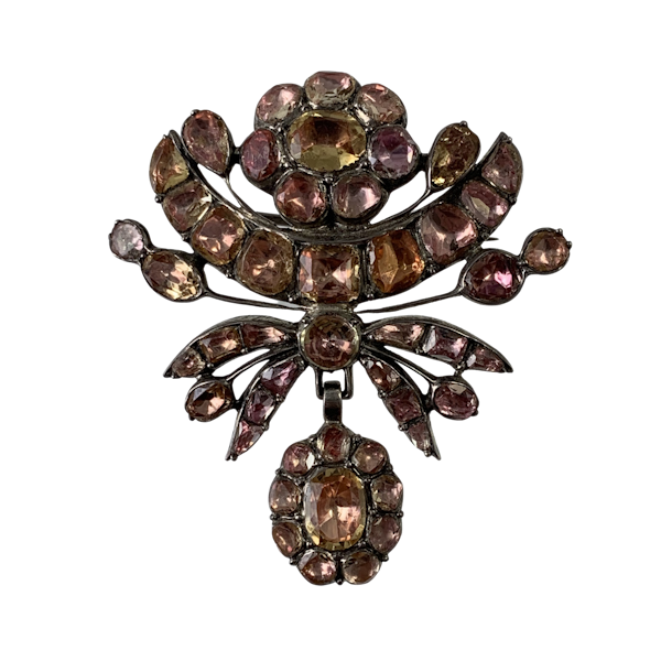 Eighteenth century topaz brooch/pendant - image 1
