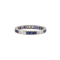 Sapphire Diamond Eternity Ring in 18ct White Gold date circa1970 SHAPIRO & Co since1979 - image 1