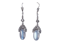 Moonstone and pearl drop earrings sku 4808  DBGEMS - image 1