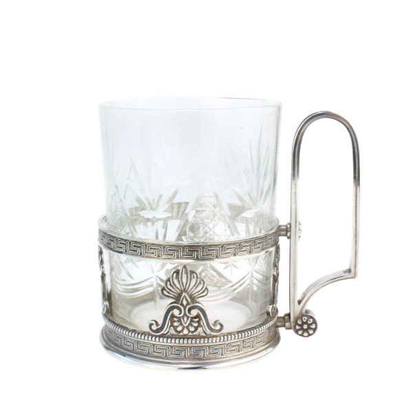 Faberge silver tea glass holder, Moscow c.1900 - image 1
