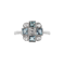 An Aquamarine Diamond ring - image 1
