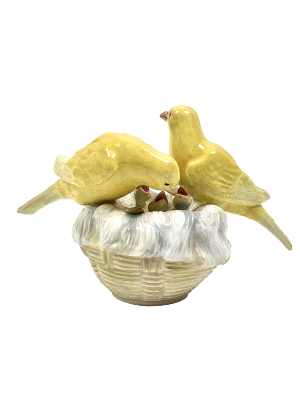 Meissen group of canaries - image 1