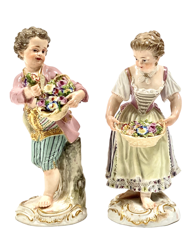 Pair of Meissen figures - image 1