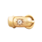 A Gold Diamond Buckle ring - image 1