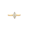 A Marquise Diamond Gold Ring - image 1