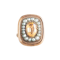 A Georgian Topaz Pearl Gold Ring - image 1
