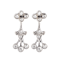 A pair of Diamond Drop Anchor Earrings - image 1