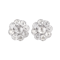 A Pair of Diamond Cluster Stud Earrings - image 1