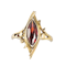 A Garnet and Gold ring - image 1
