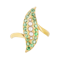 An Emerald Pearl, and Gold ring - image 1