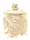 Japanese Ivory box and cover - image 1