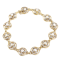 A French Diamond and Pearl Gold Bracelet - image 1