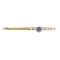 A Diamond Cabochon Amethyst Tie Pin - image 1