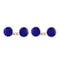 A Pair of Blue Enamel Gold Cufflinks - image 1