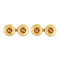 A pair of Gold Button Cufflinks - image 1