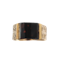 A Gold Bloodstone Ring - image 1