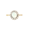 An Opal and Diamond Cluster Ring - image 1