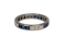 Art deco sapphire and diamond eternity ring sku 4873  DBGEMS - image 1