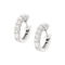 A Pair of Diamond Hoop Earrings **SOLD** - image 1