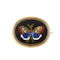 A Nine Carat Gold Pietra Dura Butterfly Brooch - image 1