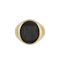 A Gold Bloodstone Signet Ring - image 1