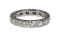 Art deco diamond eternity ring sku 4886  DBGEMS - image 1