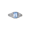 An Aquamarine Diamond Ring - image 1