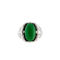 A Silver and Chrysoprase Ring by Theodor Fahrner - image 1