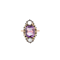 Arts & Crafts Amethyst & Pearl Ring | Gold & Silver | Attributed to Arthur & Georgie Gaskin | c.1915 - image 1