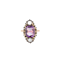 A Gold Silver Amethyst Arts & Crafts Ring by Gaskin - image 1