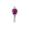 A Fine Burma Ruby Solitaire Ring Offered by The Gilded Lily - image 1