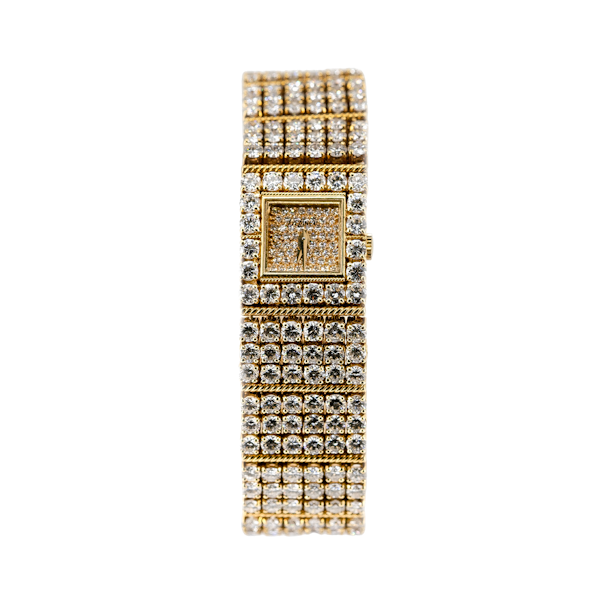 A de Laneau Diamond Set Bracelet Watch Offered by The Gilded Lily - image 2