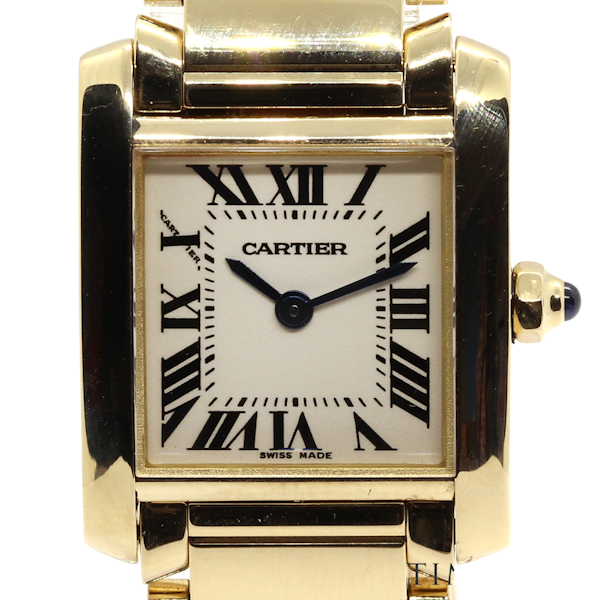 Cartier Tank Francaise Small Model 18k Yellow Gold 20mm Ref. 2385. Ladies - image 1