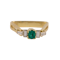 Emerald and diamond unique ring. Spectrum - image 3