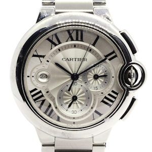 Cartier BALLON BLEU, 44mm, Automatic movement, Chronograph, Steel, Ref 3109