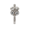4 stone diamond ring with diamond shoulders - image 1
