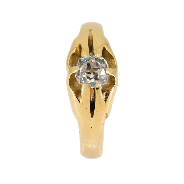 Diamond solitaire ring  0.45 ct est. - image 1