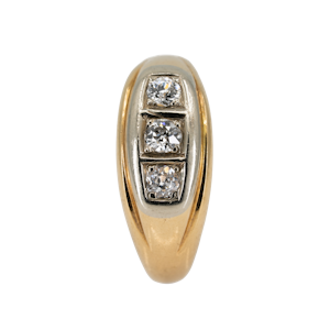 Gents/ladies 3 stone diamond ring