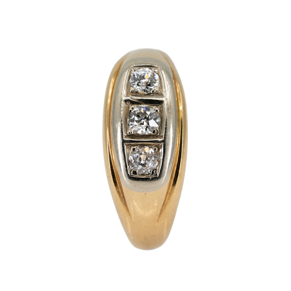 Gents/ladies 3 stone diamond ring - image 1