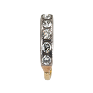 Edwardian 5 stone diamond ring, 0.70 ct total est.