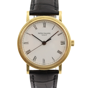 Patek Philippe Calatrava 3802, 18K Yellow Gold, Automatic movement. Papers. Year 1991