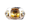 Golden Citrine and Aquamarine Ring - image 1
