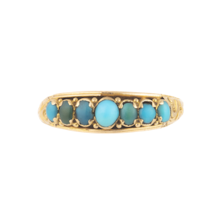 Victorian Turquoise Ring | 15ct Gold | c.1890