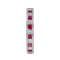 Diamond and ruby full eternity ring - image 1