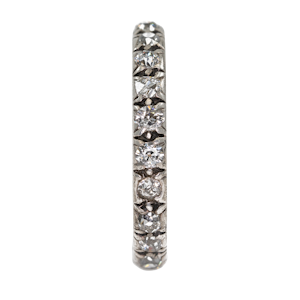 Victorian diamond full eternity ring